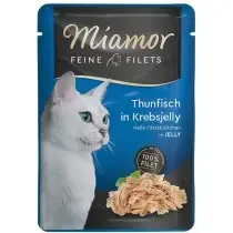 Miamor Feine Filets Tuńczyk z Krabem 100g dla kotów