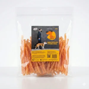 Miękkie paski z kurczaka CHICKEN bezglutenowy przysmak dla psa Happy Snacky 500g