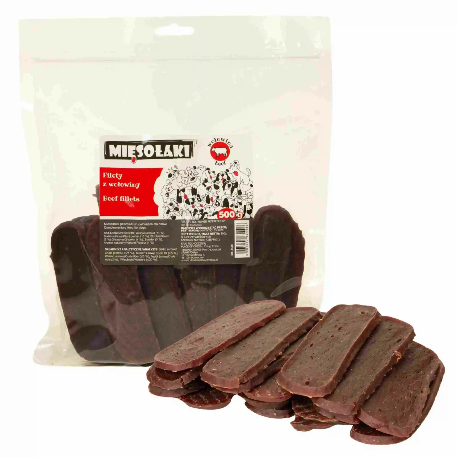 MIĘSOŁAKI Filety z wołowiny 500g
