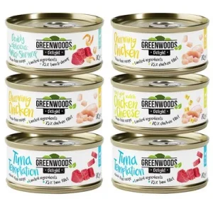 Mieszany zestaw próbny Greenwoods Delight, 6 x 70 g