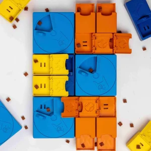 Modułowa Zabawka Edukacyjna dla Psa Pawzler Interactive Dog Puzzle Rainbow Set