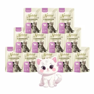 Mokra Karma dla kociąt NEKKO DAILY Kitten Jagnięcina w sosie 12x85g