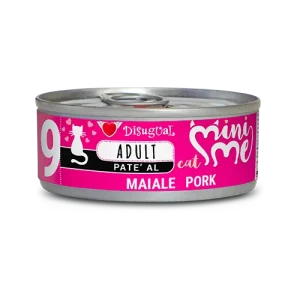 Mokra karma dla kota – Disugual MiniMe 09 Wieprzowina – 85g – dla dorosłych kotów