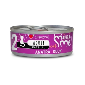 Mokra karma dla kota – Disugual MiniMe 2 Kaczka – 85g – dla dorosłych kotów – 85g