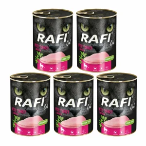 Mokra Karma Dla Kota z Indykiem Dolina Noteci Rafi Cat Adult Indyk 5x400g
