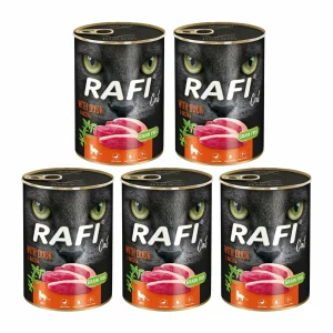 Mokra Karma Dla Kota z Kaczką Dolina Noteci Rafi Cat Adult Kaczka 5x400g