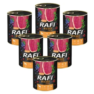 Mokra Karma Dla Psa Dolina Noteci Rafi Grain Free Kaczka 6x800g