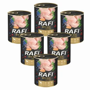 Mokra Karma Dla Psa Dolina Noteci Rafi Grain Free Przepiórka 6x800g