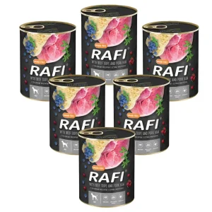 Mokra Karma Dla Psa Dolina Noteci Rafi Grain Free Żołądki Wołowe 6x800g