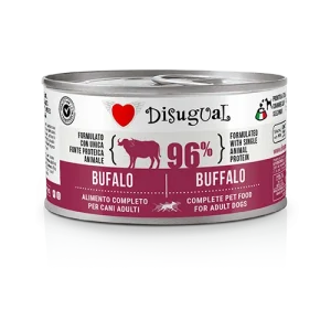 Mokra karma monobiałkowa dla psa – Disugual Bawół – 96% mięsa – dla dorosłych psów – 150g