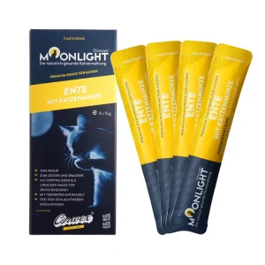 Moonlight Dinner Mus z Kaczki z Kocimiętką Zdrowy Przysmak dla Kotów 4×15 g