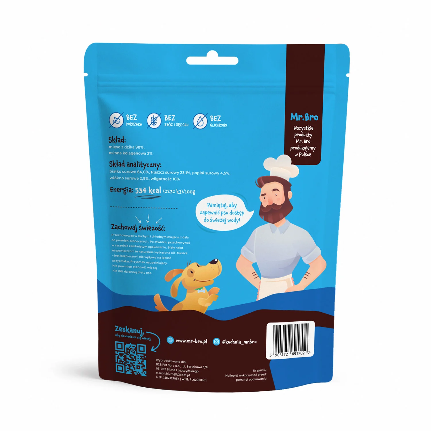 Mr. Bro Cygara z Dzika Przysmaki 175g - Image 2