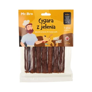 Mr. Bro Cygaro z Jelenia Naturalny przysmak dla psa 175 g (7szt) 98% mięsa