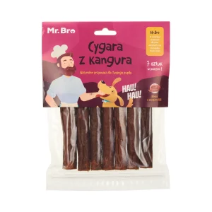 Mr. Bro Cygaro z Kangura Naturalny przysmak dla psa 175 g (7szt) 98% mięsa
