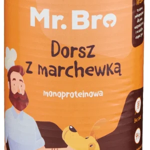 Mr. Bro Dorsz z Marchewką Monoproteinowa karma mokra dla psa 400g
