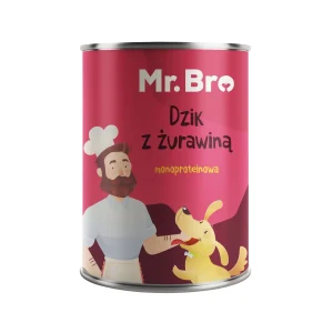 Mr. Bro Dzik z Żurawiną 400g – Monoproteinowa