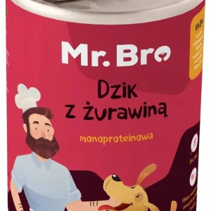 Mr. Bro Dzik z Żurawiną Monoproteinowa karma mokra dla psa 400g