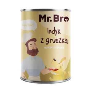 Mr. Bro Indyk z Gruszką monoproteinowa 400g