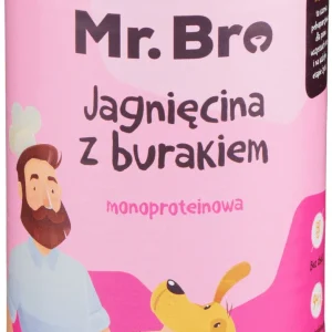Mr. Bro Jagnięcina z Burakiem Monoproteinowa karma mokra dla psa 400g