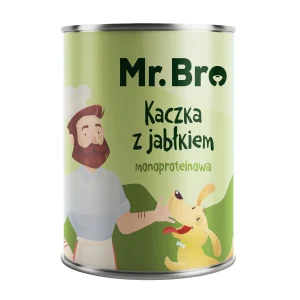 Mr. Bro Kaczka z Jabłkiem 800g – Monoproteinowa