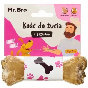 Mr. Bro Kość do żucia z Bażantem 12 cm Naturalny przysmak dla psów