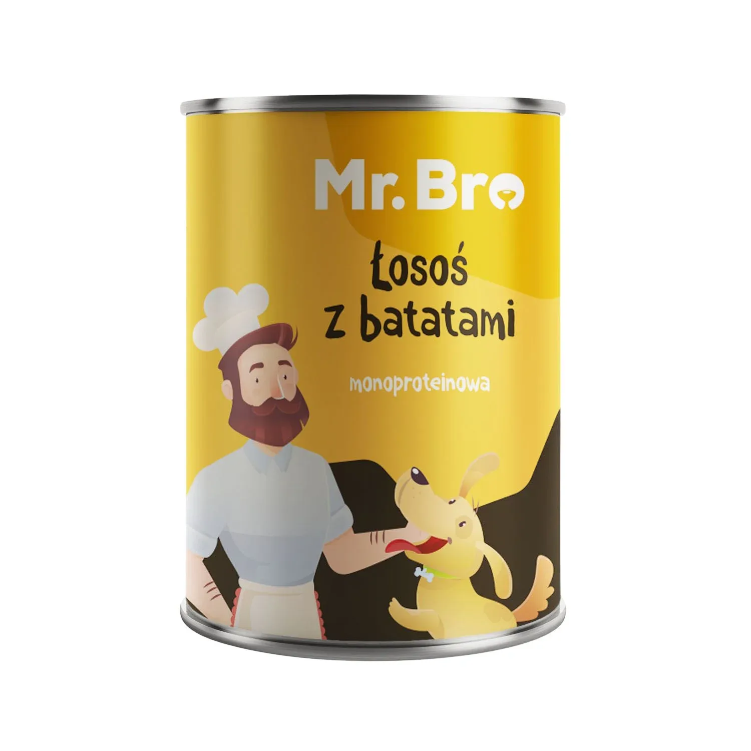 Mr. Bro Łosoś z Batatami 400g – Monoproteinowa