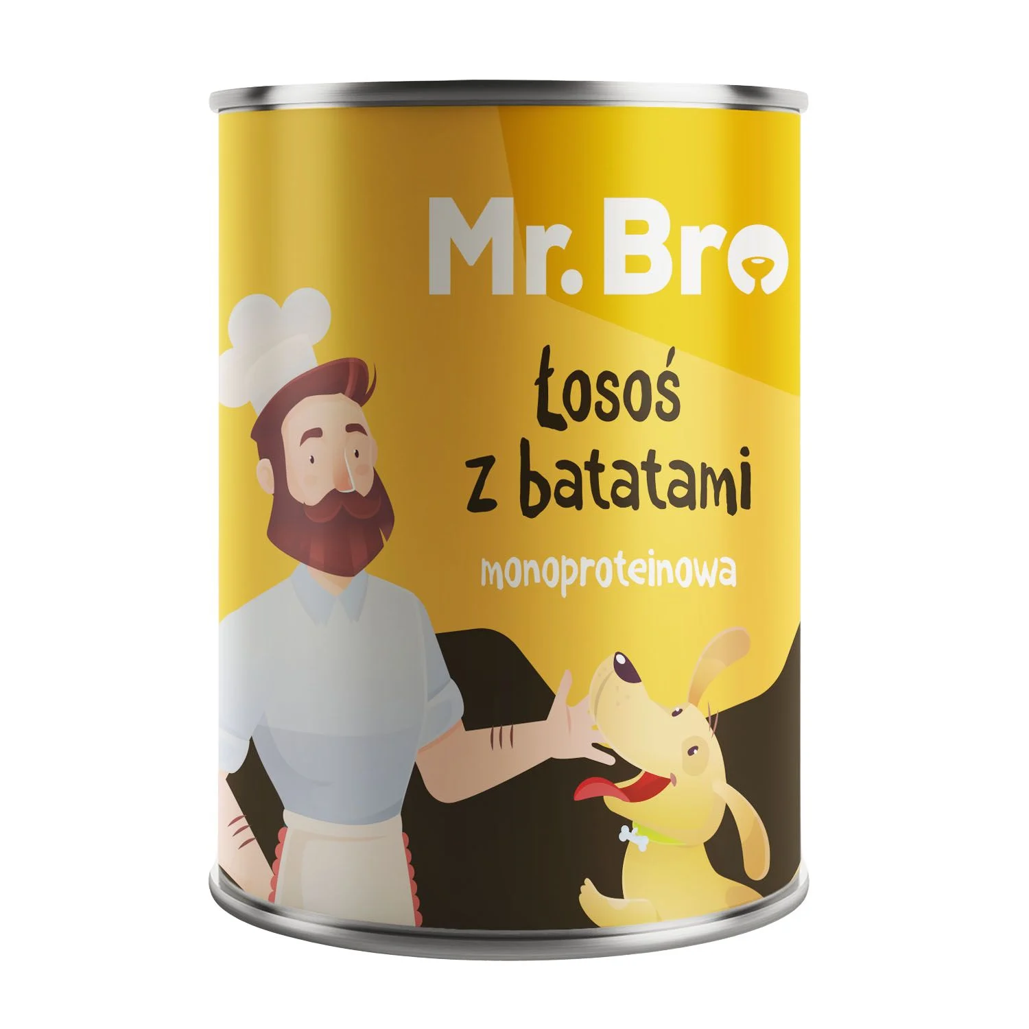 Mr. Bro Łosoś z Batatami 800g – Monoproteinowa