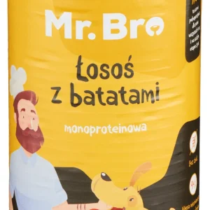 Mr. Bro Łosoś z Batatami Monoproteinowa karma mokra dla psa 400g bez zbóż