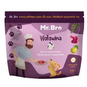 Mr. Bro monoproteinowa Sucha Karma Dla Psów Dorosłych Z Wołowiną