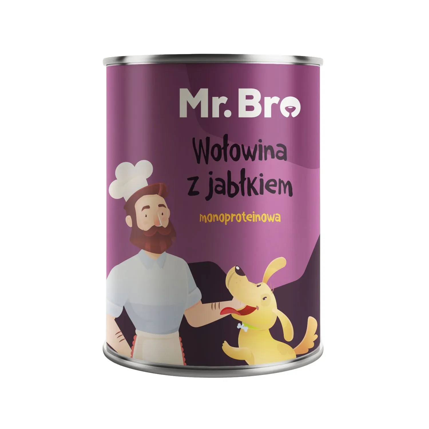 Mr. Bro Wołowina z Jabłkiem 400g – Monoproteinowa