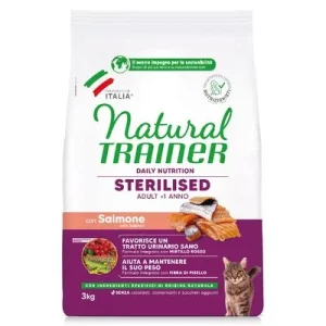 Natural Trainer Sterilised, z łososiem