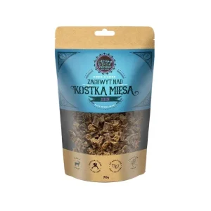 Naturalne Przysmaki dla Psa ZACHWYT NAD KOSTKĄ MIĘSA 100% JELEŃ 70G
