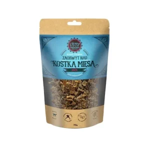 Naturalny Przysmak dla Psa ZACHWYT NAD KOSTKĄ MIĘSA 100% KOZA 70G
