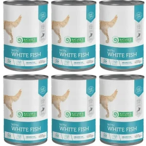Nature’s Protection Adult Biała Ryba 6 x 375 g
