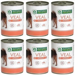 Nature’s Protection Adult Veal Cielęcina 6 x 400 g