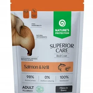 Nature’s Protection Grain Free Salmon & Krill mokra karma Red Coat 85g