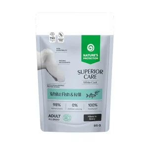 Nature’s Protection Grain Free White Fish & Krill mokra karma dla psa 85g
