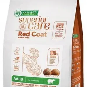 Nature’s Protection Superior karma dla psa Care Red Coat JAGNIĘCINA 1,5kg