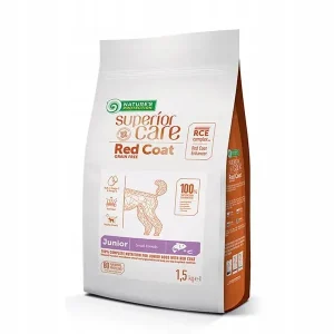 Nature’s Protection Superior karma dla szczeniąt Care Red Coat JUNIOR ŁOSOŚ 1,5kg