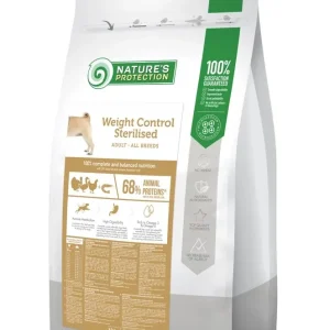 NATURES PROTECTION Weight Control Sterilised Poultry with Krill Adult All Breeds 12kg