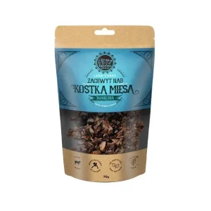 Naturlany Przysmak dla Psa ZACHWYT NAD KOSTKĄ MIĘSA 100% JAGNIĘCINA 70G