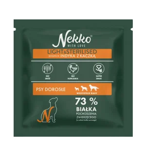 NEKKO Grain Free Adult Light&Sterilised Indyk z Kaczką 70g