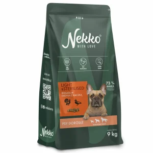 NEKKO Grain Free Adult Light&Sterilised Indyk z Kaczką 9kg