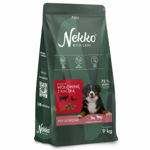NEKKO Grain Free Adult Średnie i Duże Rasy Wołowina z Kaczką 9kg