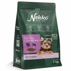 NEKKO Grain Free Puppy Małe Rasy Indyk z Jagnięciną 2kg