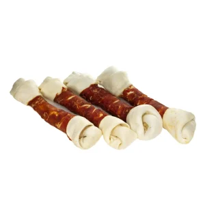NEKKO Kość wiązana wapienna owinięta kaczką 26cm 500g