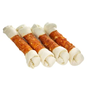 NEKKO Kość wiązana wapienna owinięta kurczakiem 26cm 500g