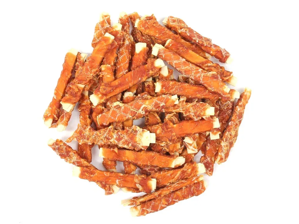 NEKKO Meat Snack Paski z mintaja owinięte kurczakiem 500g