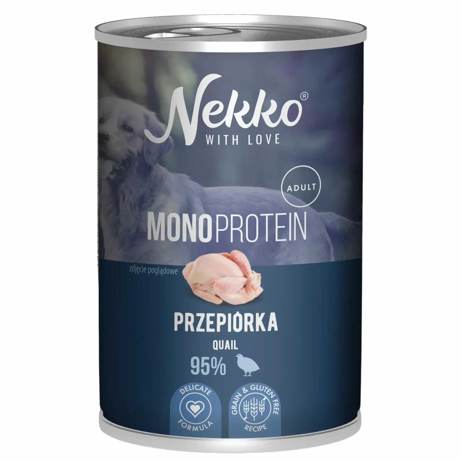 NEKKO Mono Adult Przepiórka 400g