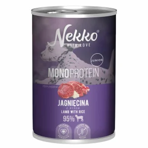 NEKKO Mono Junior Jagnięcina z ryżem 400g